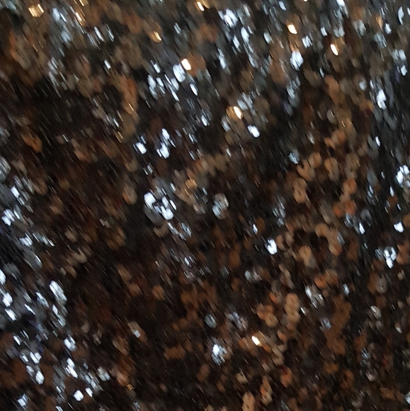 Lauren Taylor Black Sequin Skirt - Picture 3 of 4